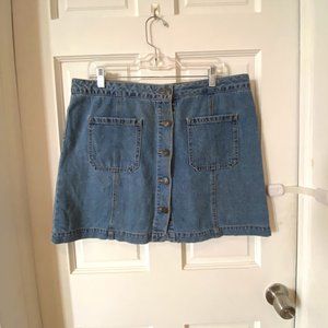 Denim Min-Skirt